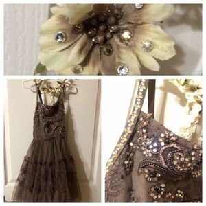 Flower Child, Beautiful simi custom stone lyrical dance sz7/9 Halloween